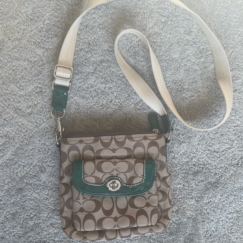 Coach Signature Crossbody Purse